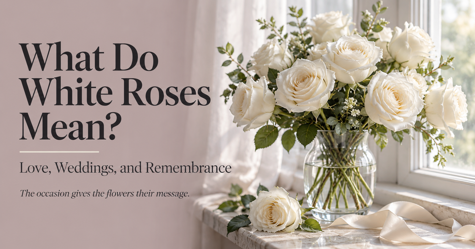 What Do White Roses Mean? Love, Weddings, and Remembrance